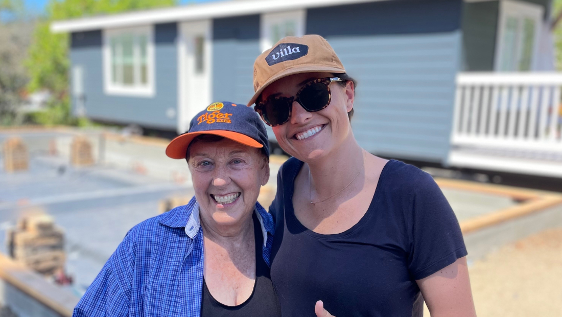 Cassidy Lynch with Client Homeowner
